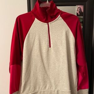 Nike cotton quarter zip sweatshirt